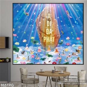 File tranh gạch 3D hình Phật