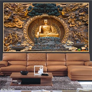Tranh Phật điêu khắc nghệ thuật