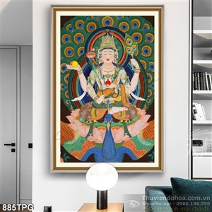 Tranh Phật nhiều tay