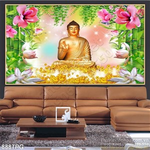 Tranh Phật kim tiền