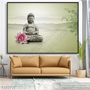 Tranh Phật file psd