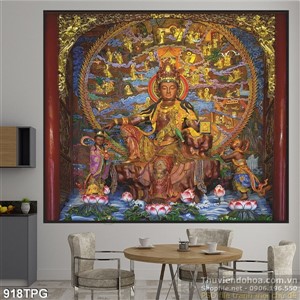 Tranh điêu khắc Phật phong thủy