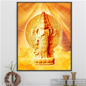 Tranh tượng Phật in uv độc đáo