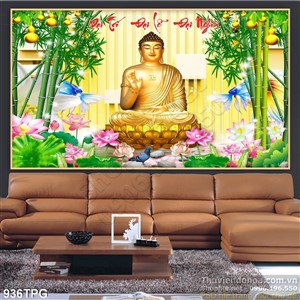 Tranh tượng Phật Tổ Như Lai treo tường