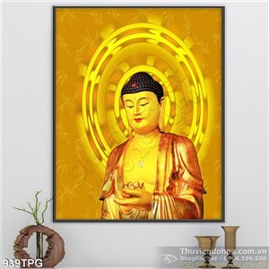 Tranh Phật Tổ in uv trang trí