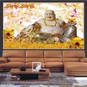 Tranh Phật Di Lặc kim tiền