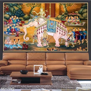 Tranh Cổ trong Đền Thờ Phật