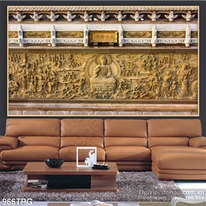 Tranh phù điêu các vị Phật