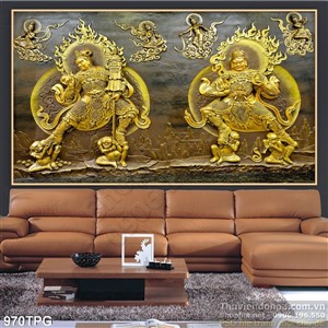 Tranh Phật treo tường 3D