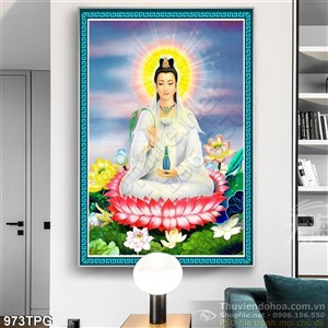 Tranh Quan Âm Bồ Tát treo tường