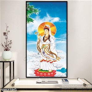 Tranh Phật Quan Thế Âm Bồ Tát in lịch