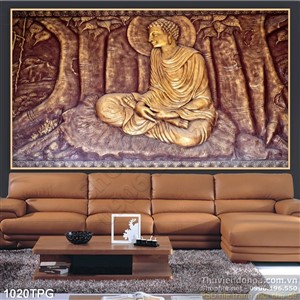 Tranh phù điêu tượng Phật