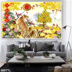 Tranh Tài Lộc, tranh Tết con Hổ