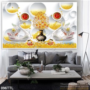 Tranh Tài Lộc, tranh Tết chim thiên nga