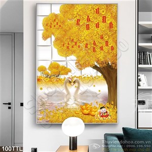 Tranh Tài Lộc, tranh Tết kim tiền phong thủy