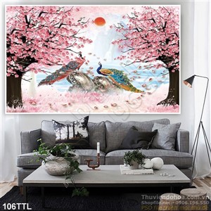 Tranh Tài Lộc, tranh Tết chim phượng Hoàng