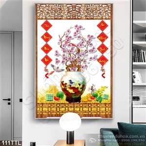 Tranh Tài Lộc, tranh Tết bình hoa cổ