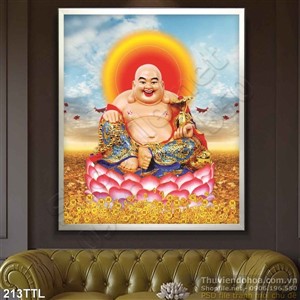 Tranh psd Phật Di Lặc