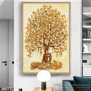 Tranh tài lộc wall 3d