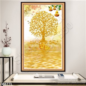 Tranh khổ dọc 3d wall