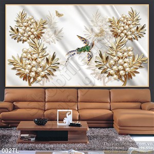 Tranh lụa 3D đẹp độc đáo