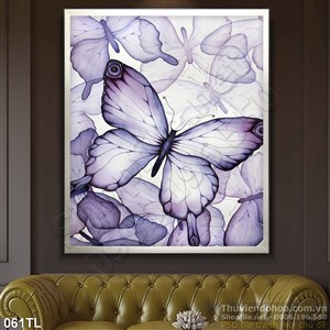 Tranh lụa 3D trang trí treo tường