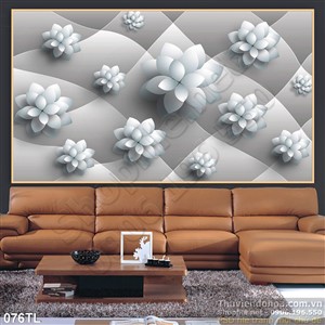 Tranh lụa 3D trang trí đẹp