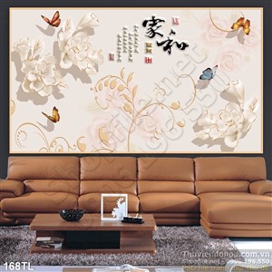 Tranh lụa 3D treo tường nghệ thuật