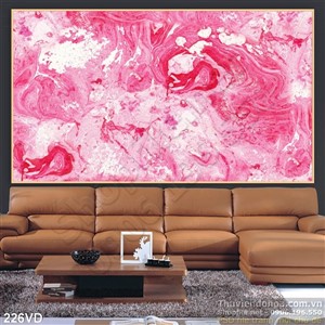 Vân đá, Marble hồng pha trắng