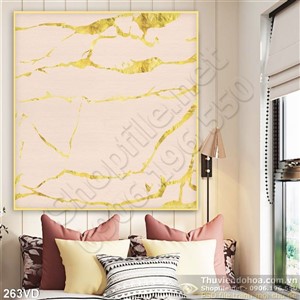 Vân đá, Marble kem nền vàng