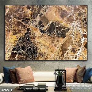 Vân đá, Marble vân cam pha đen