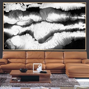 Vân đá, Marble trắng pha đen