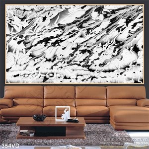 Vân đá, Marble đen pha trắng