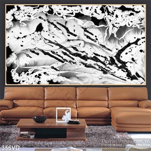 Vân đá, Marble trắng pha đen