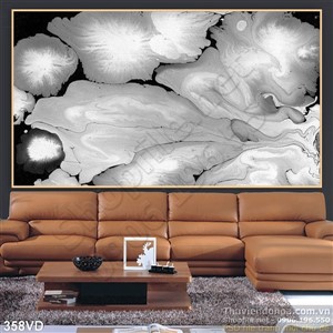 Vân đá, Marble đen pha trắng