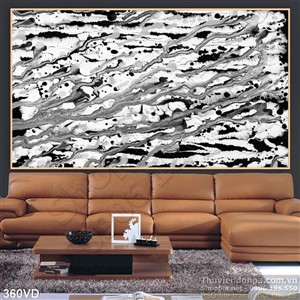 Vân đá, Marble trắng pha đen