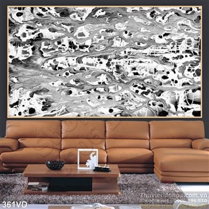 Vân đá, Marble trắng pha đen