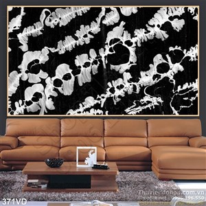 Vân đá, Marble đen trắng