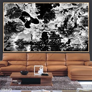 Vân đá, Marble đen vân trắng in gạch