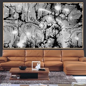 Vân đá, Marble trắng pha đen