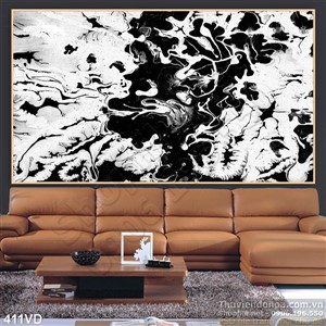 Vân đá, Marble vân đen trắng