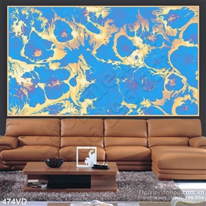 Vân đá, Marble nền xanh vân vàng