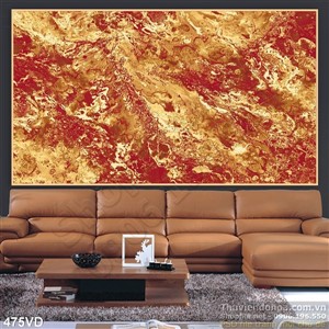 Vân đá, Marble cam đất pha vàng