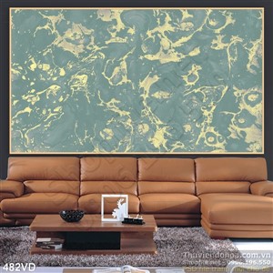 Vân đá, Marble xanh pha vàng