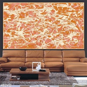 Vân đá, Marble cam vân vàng