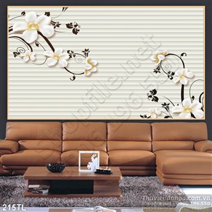 Tranh lụa 3D hoa mai đẹp độc đáo