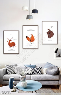 Tranh lụa các con vật thú cưng