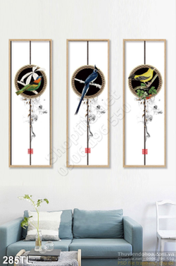 Tranh lụa các loại chim