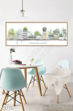 Tranh lụa 3D bình hoa trang trí đẹp