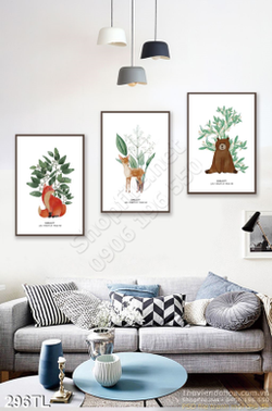 Tranh lụa 3D trang trí phòng ngủ